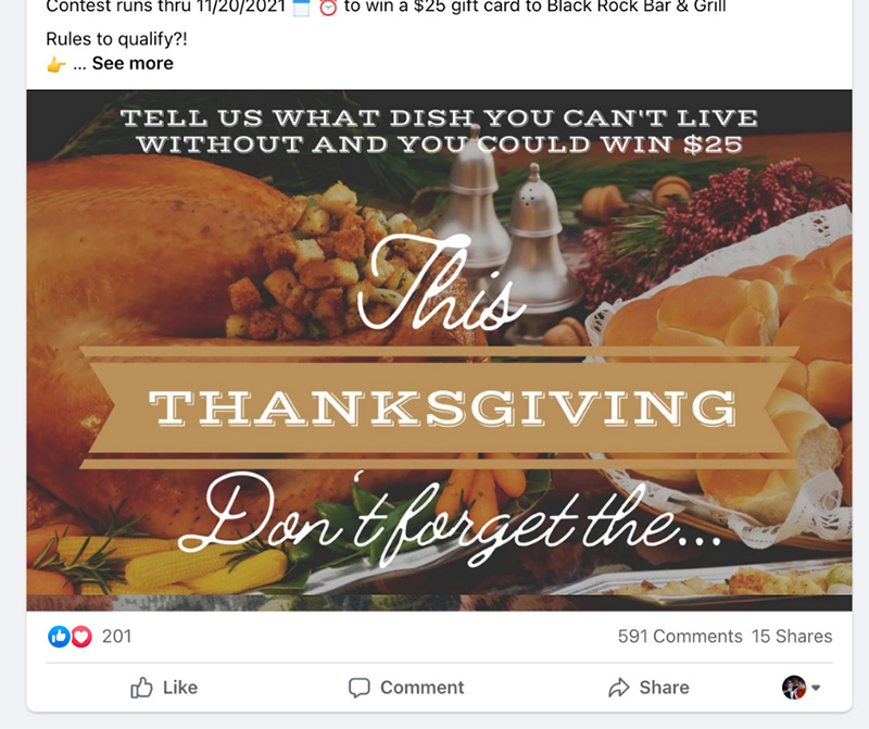 thanksgiving contest